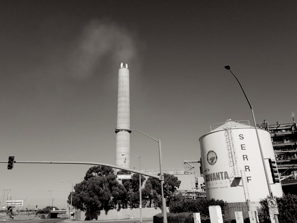 incinerator smokestack